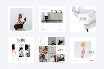 Fashion sale template | Free stock vector - 579597