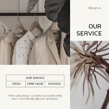 Fashion service Instagram post template, | Free PSD Template - rawpixel