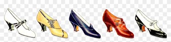 Fashion - Shoes Clipart Border