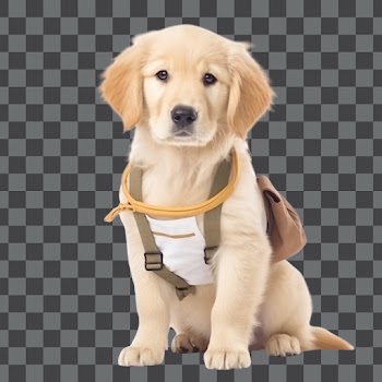 Fashionable baby golden, PNG transparent background