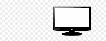 Fashionable Ideas Computer Screen Clipart Monitor Clip - Computer Monitor Black And White