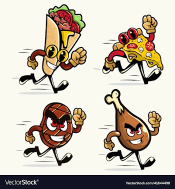 fast food character collection