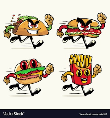 fast food character collection