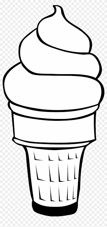 Fast Food, Desserts, Ice Cream Cones, Soft Serve - Ice Cream Cone Clip Art