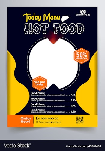 fast food flyer delicious flyer burger template