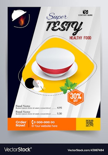 fast food flyer delicious flyer burger template
