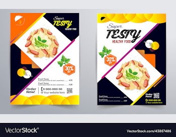 fast food flyer delicious flyer burger template
