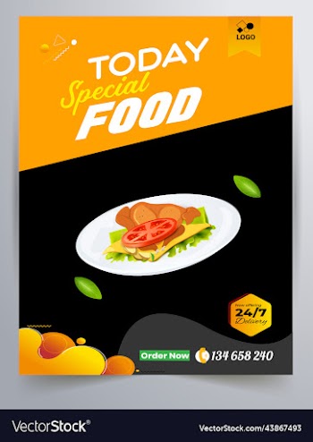 fast food flyer delicious flyer burger template