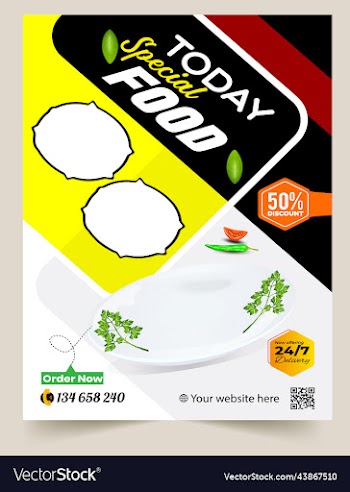 fast food flyer delicious flyer burger template