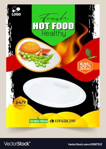 fast food flyer delicious flyer burger template