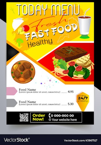 fast food flyer delicious flyer burger template
