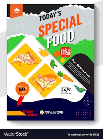 fast food flyer delicious flyer burger template