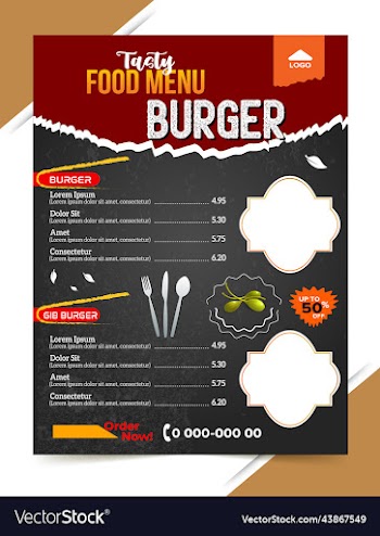 fast food flyer delicious flyer burger template