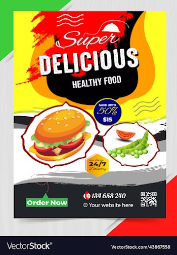 fast food flyer delicious flyer burger template