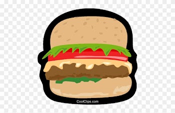 Fast Food, Hamburger, Burger Royalty Free Vector Clip - No Junk Food Gif