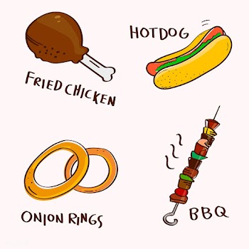 Fast food menu items | Free stock vector - 1187030