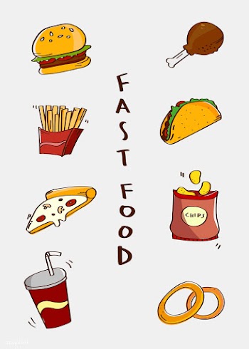 Fast food menu items | Free stock vector - 1187037