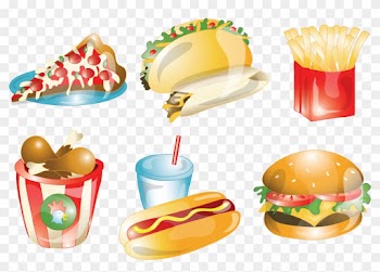 Fast Food Mexican Cuisine Hamburger French Fries Junk - Fast Food Vector