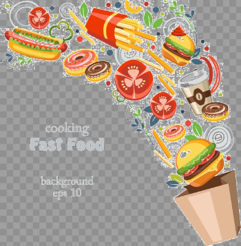 Fast Food PNG Transparent Image