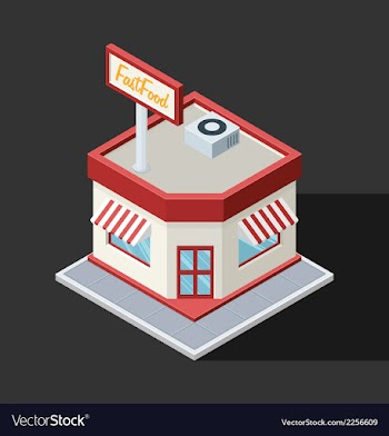 Fast Food Restaurant vector image