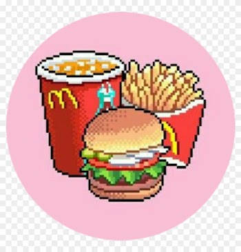 Fastfood 8bit Fries Kawaiisticker - Aesthetic Wallpaper Food