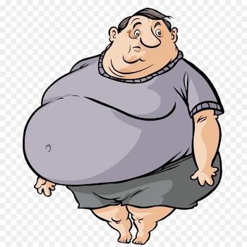 Fat Cartoon Man - Cute fat man 