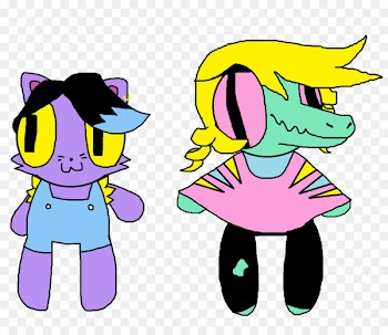 Fat Undertale Artist Pony - catty pennant 