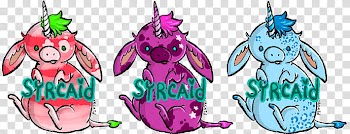 Fat Unicorns OPEN, illustration of animal transparent background PNG clipart
