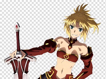 Fate/stay night Saber Anime Fate/Apocrypha Mordred, Anime transparent background PNG clipart