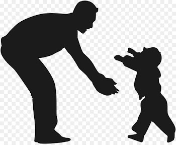 Father Child Son Silhouette - Fathers Day 