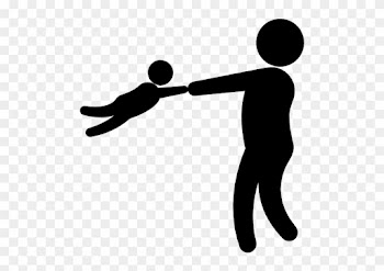 Father, People, Playing, Family, Family Icons, Son, - Father Son Vector Png
