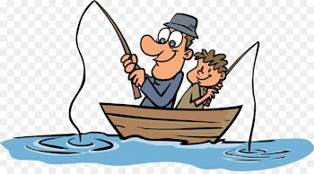 Father's Day Fishing Son Clip art - Go Fish Cliparts 