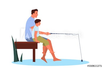 Father spend time with child