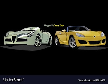Fathers day banner vector image