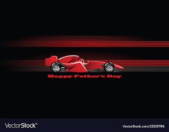 Fathers day banner vector image