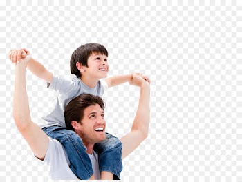 Fathers Day Child Parent Son - Happy father and child 