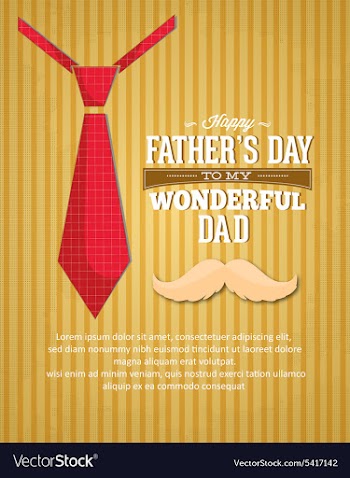 Fathers Day vector image
