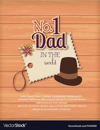 Fathers Day vector image
