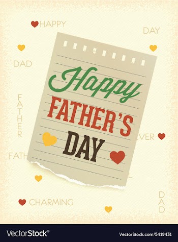 Fathers Day vector image