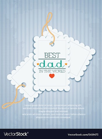 Fathers Day vector image