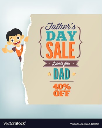 Fathers Day vector image