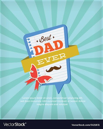 Fathers Day vector image