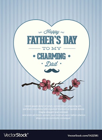 Fathers Day vector image