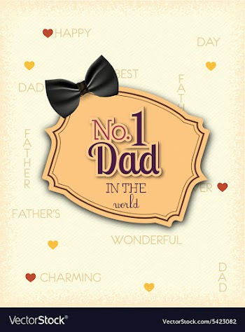 Fathers Day vector image
