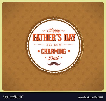 Fathers Day vector image