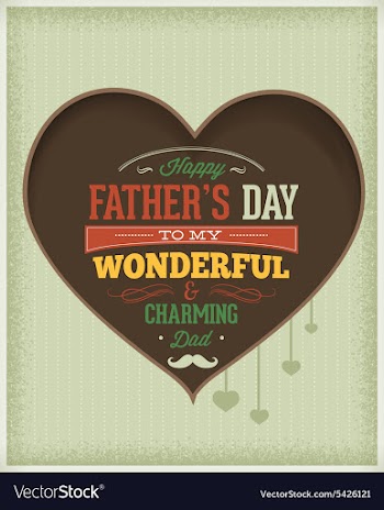 Fathers Day vector image