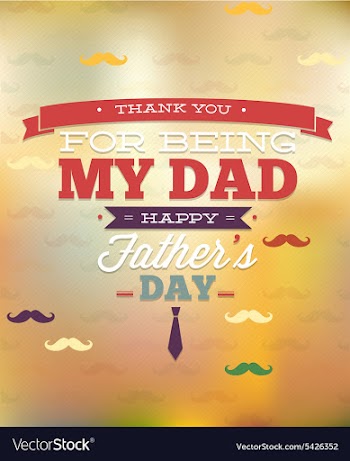 Fathers Day vector image
