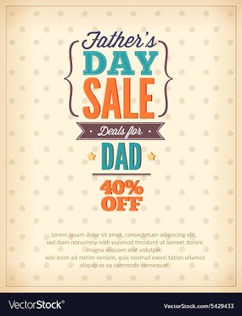 Fathers Day vector image