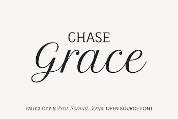 Fauna One & Petit Formal | Free Font Add-on - rawpixel