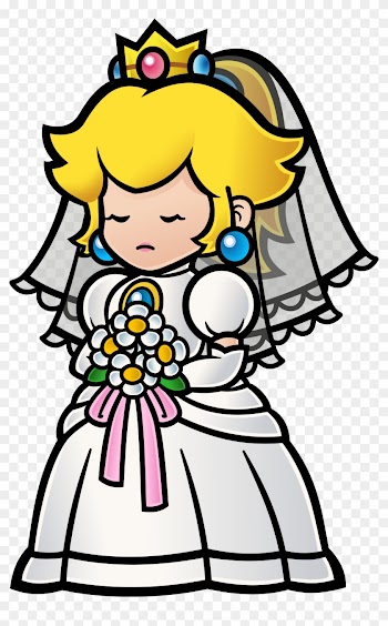 Fawfulthegreat64 Wedding Peach - Princess Peach For Paper Mario